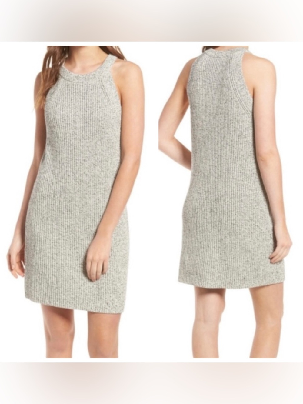 Madewell Chunky Knitted Sleeveless Sweater Dress Size L